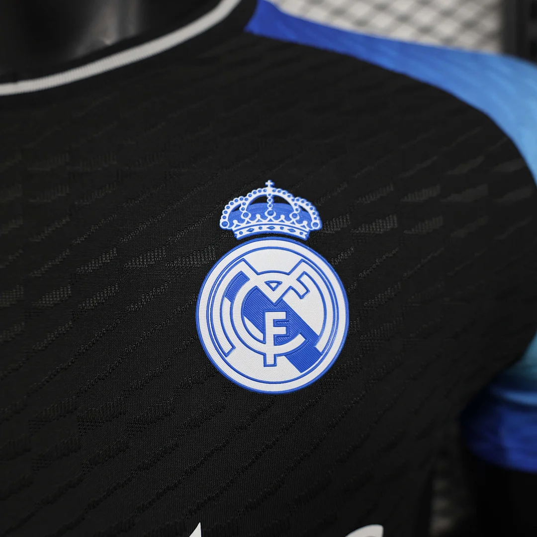 2024/2025 Player Version Real Madrid Special Edition Black and Blue Football Shirt 1:1 Thai Quality - Image 6