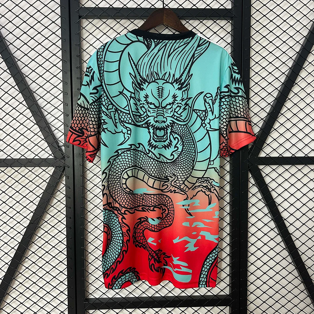 2024/2025 Real Madrid Special Edition Light blue and Red Football Shirt 1:1 Thai Quality - Image 2