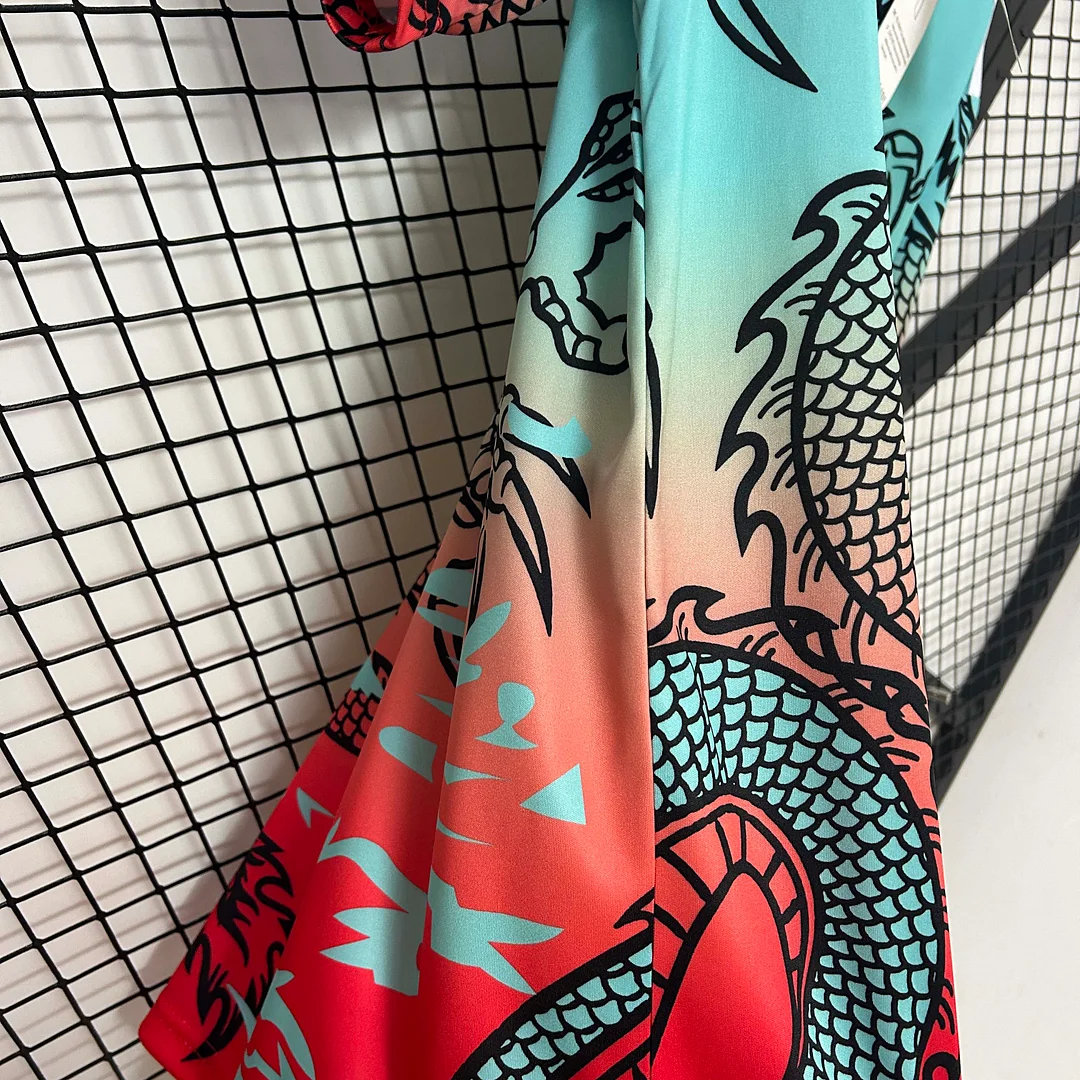 2024/2025 Real Madrid Special Edition Light blue and Red Football Shirt 1:1 Thai Quality - Image 4