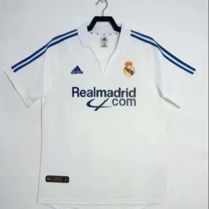 2001/2002 Retro Real Madrid Home Football Shirt1:1 Thai Quality