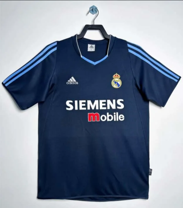 2003/2004 Retro Real Madrid Away Football Shirt 1:1 Thai Quality