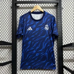 2025/2026 Real Madrid Pre-race suit Blue Football Shirt1:1 Thai Quality