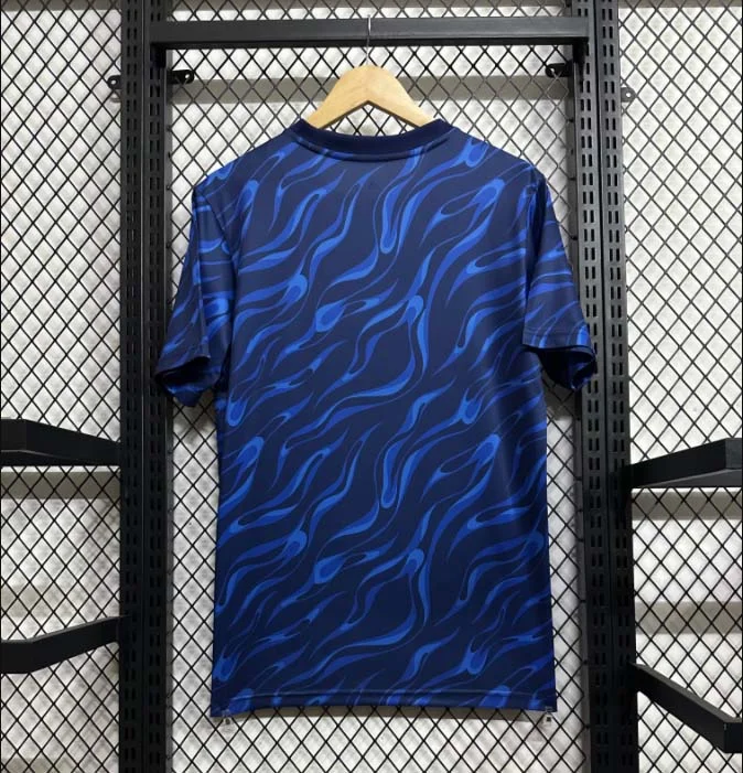 2025/2026 Real Madrid Pre-race suit Blue Football Shirt1:1 Thai Quality - Image 3