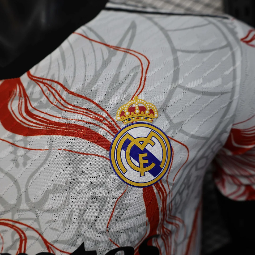 2025/2026 Player Version Real Madrid Special Edition Red Football Shirt 1:1 Thai Quality - Image 6