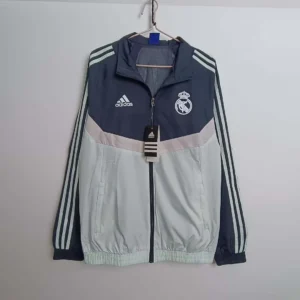 2024/2025 Real Madrid Windbreaker Light Green Soccer Jersey 1:1 Thai Quality
