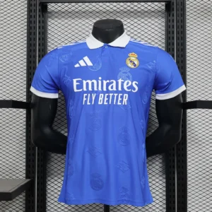 2024/2025 Player Version Real Madrid Special Edition Blue Football Shirt 1:1 Thai Quality
