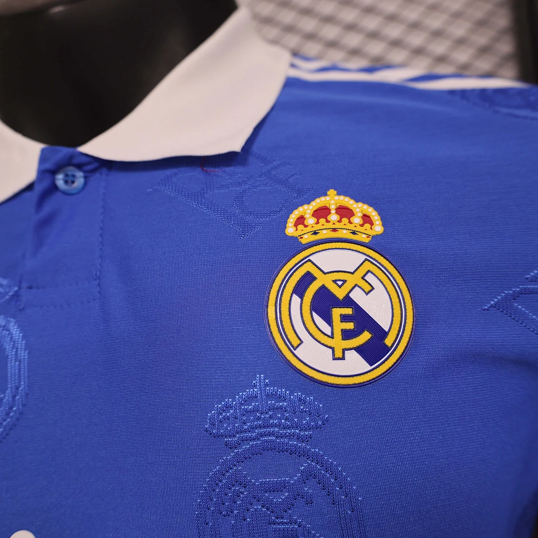 2024/2025 Player Version Real Madrid Special Edition Blue Football Shirt 1:1 Thai Quality - Image 6