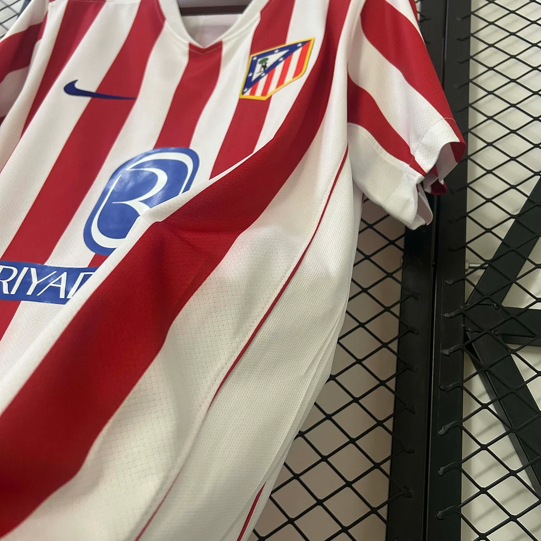 2025/2026 Atletico Madrid Home Football Shirt 1:1 Thai Quality - Image 8