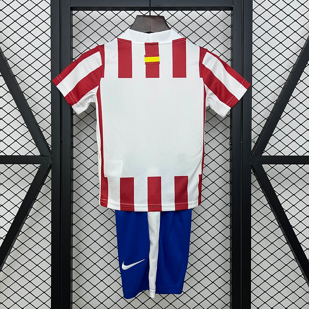 2025/2026 Atletico Madrid Home Soccer Jersey 1:1 Thai Quality Kids Size - Image 2