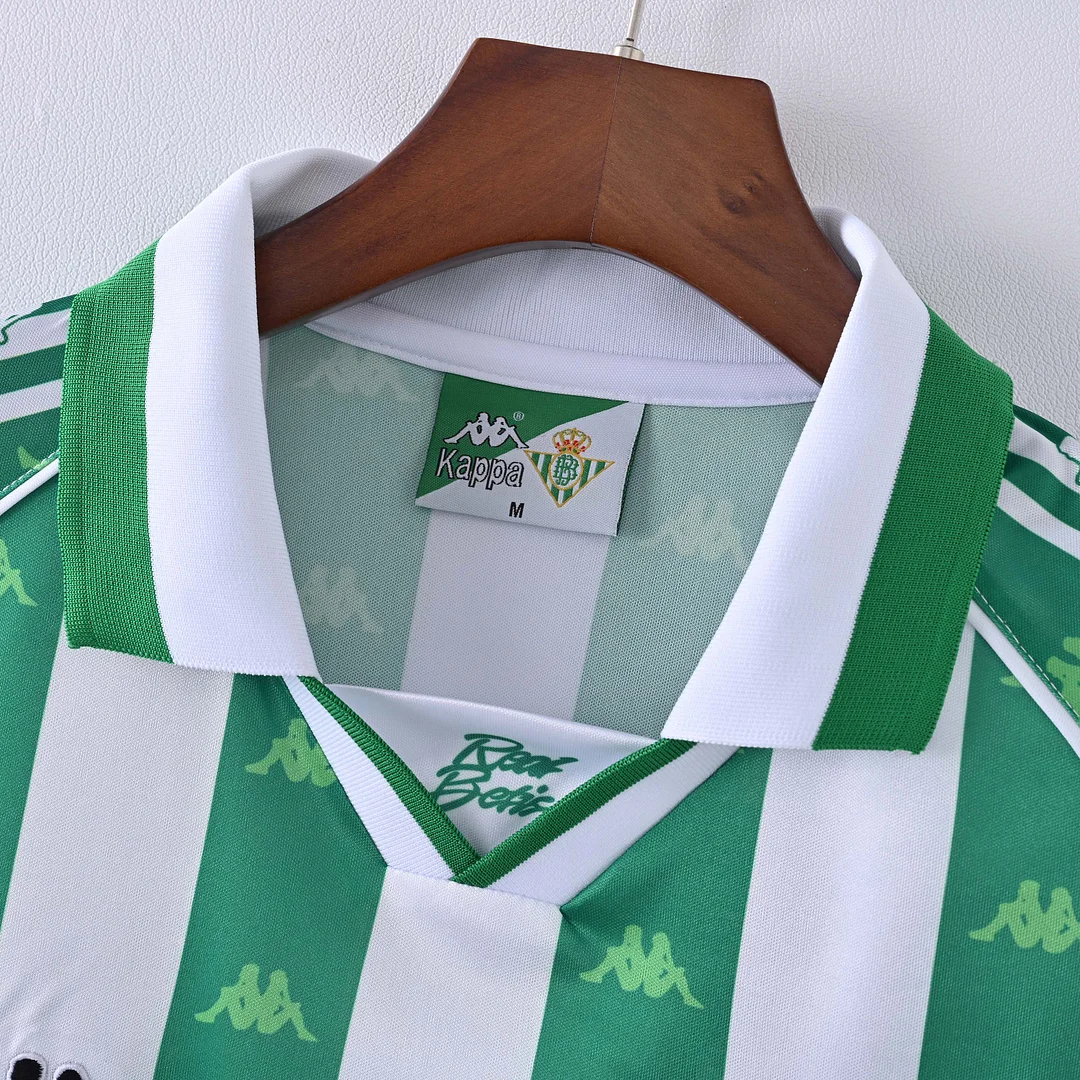 1995/1997 Retro Long Sleeve Real Betis Home Football Shirt 1:1 Thai Quality - Image 3