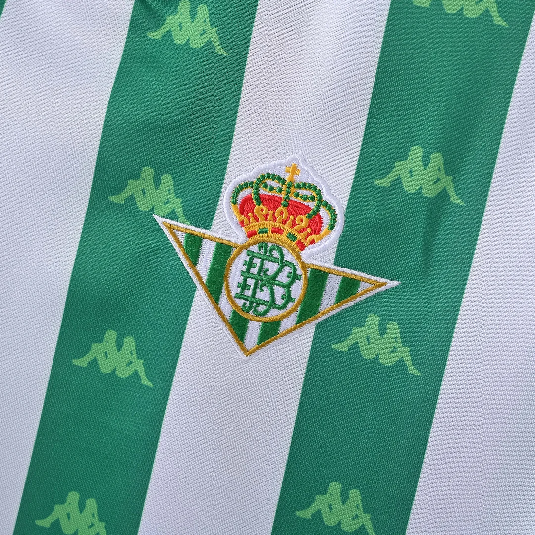 1995/1997 Retro Long Sleeve Real Betis Home Football Shirt 1:1 Thai Quality - Image 5
