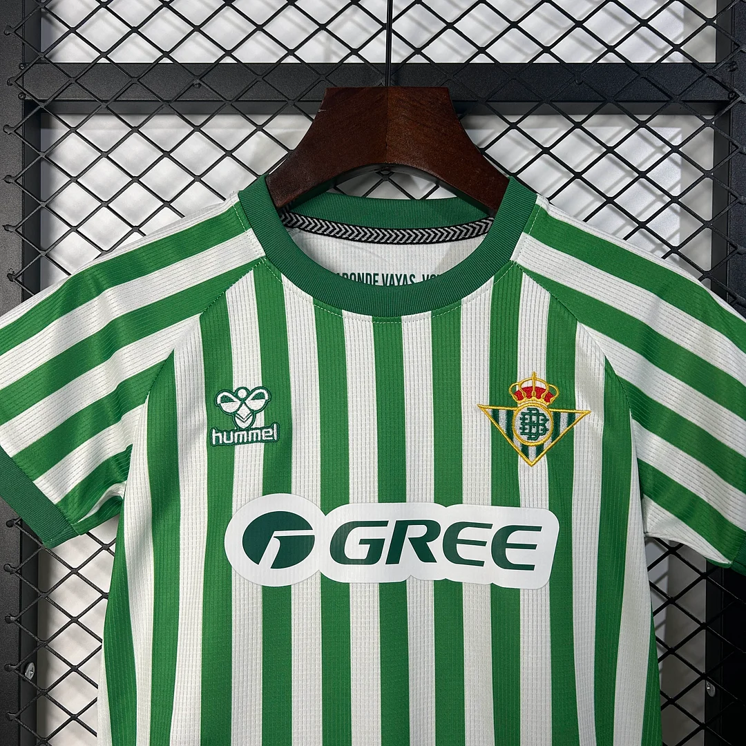 2024/2025 Real Betis UEFA Conference League Final Version Football Shirt 1:1 Thai Quality Kids Size - Image 3
