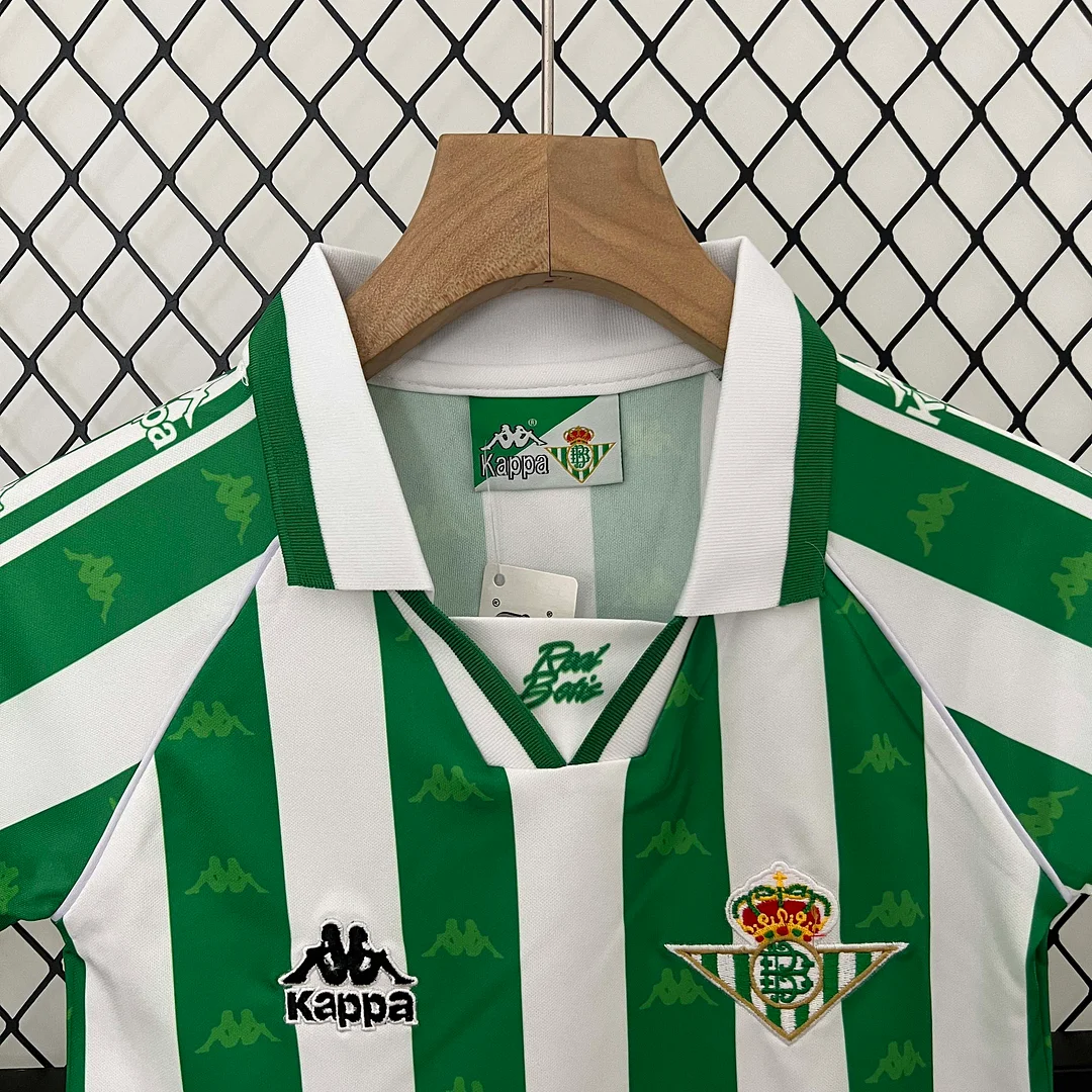 1995/1997 Retro Real Betis Home Football Shirt 1:1 Thai Quality Kids Size - Image 3