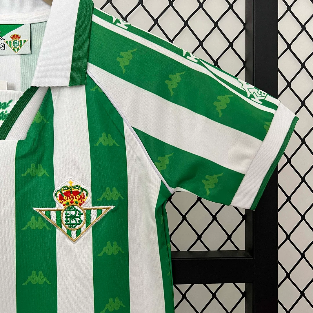 1995/1997 Retro Real Betis Home Football Shirt 1:1 Thai Quality Kids Size - Image 7