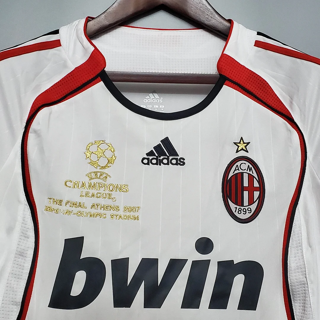 2006/2007 Retro Long Sleeve AC Milan Away Football Shirt 1:1 Thai Quality - Image 3