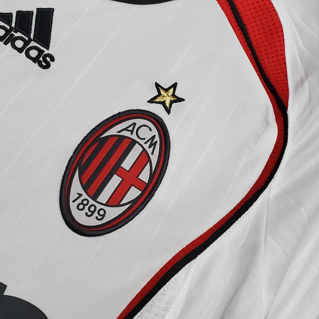 2006/2007 Retro Long Sleeve AC Milan Away Football Shirt 1:1 Thai Quality - Image 5
