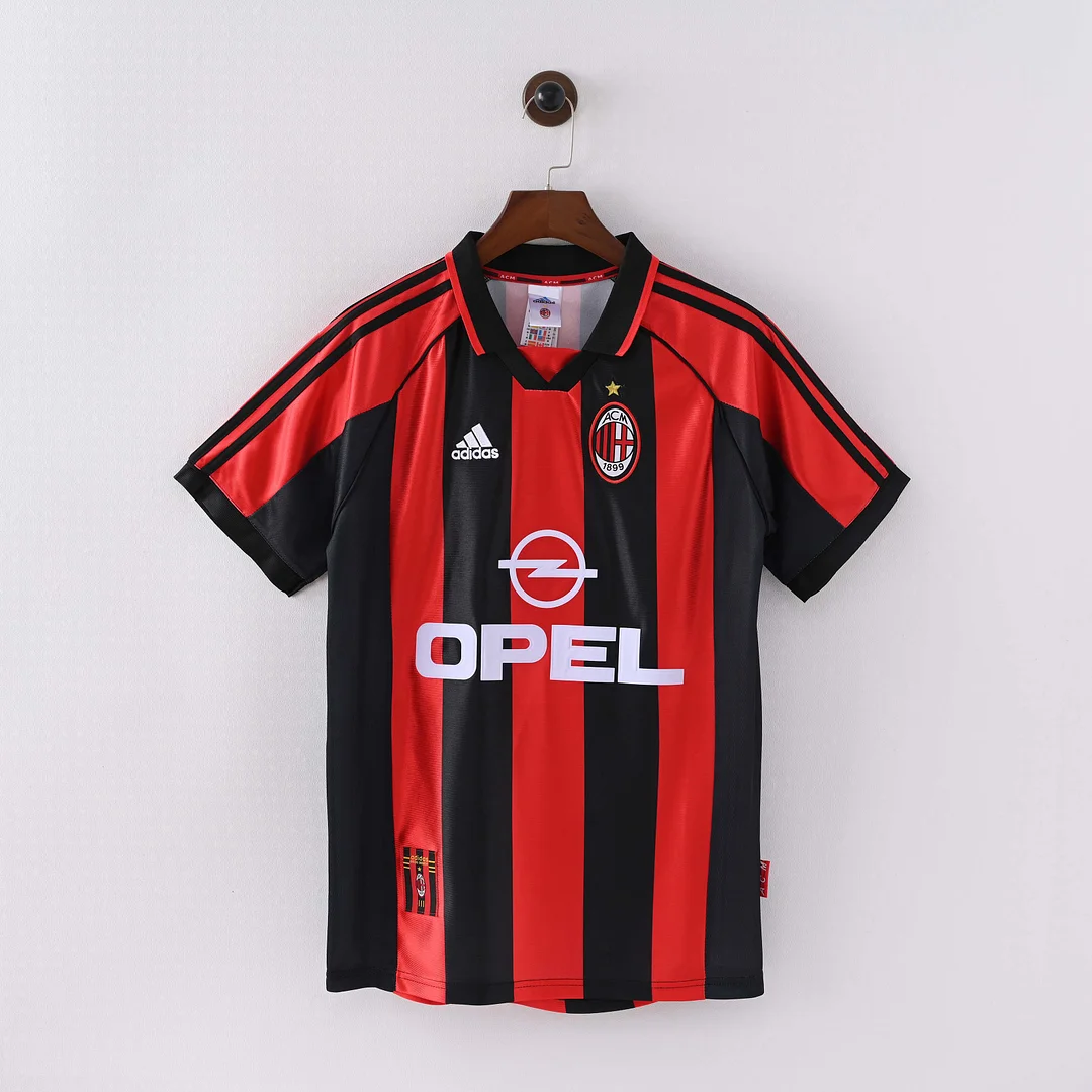 1998/1999 Retro AC Milan Home Football Shirt 1:1 Thai Quality