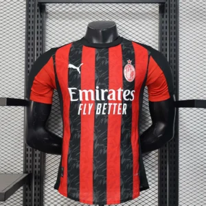 2025/2026 Player Version AC Milan Home Soccer Jersey 1:1 Thai Quality