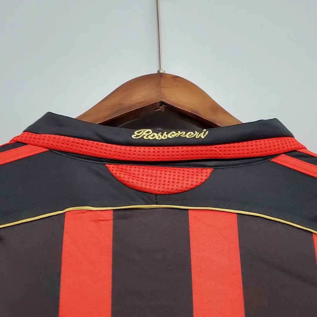 2006/2007 Retro Long Sleeve AC Milan Home Football Shirt 1:1 Thai Quality - Image 6