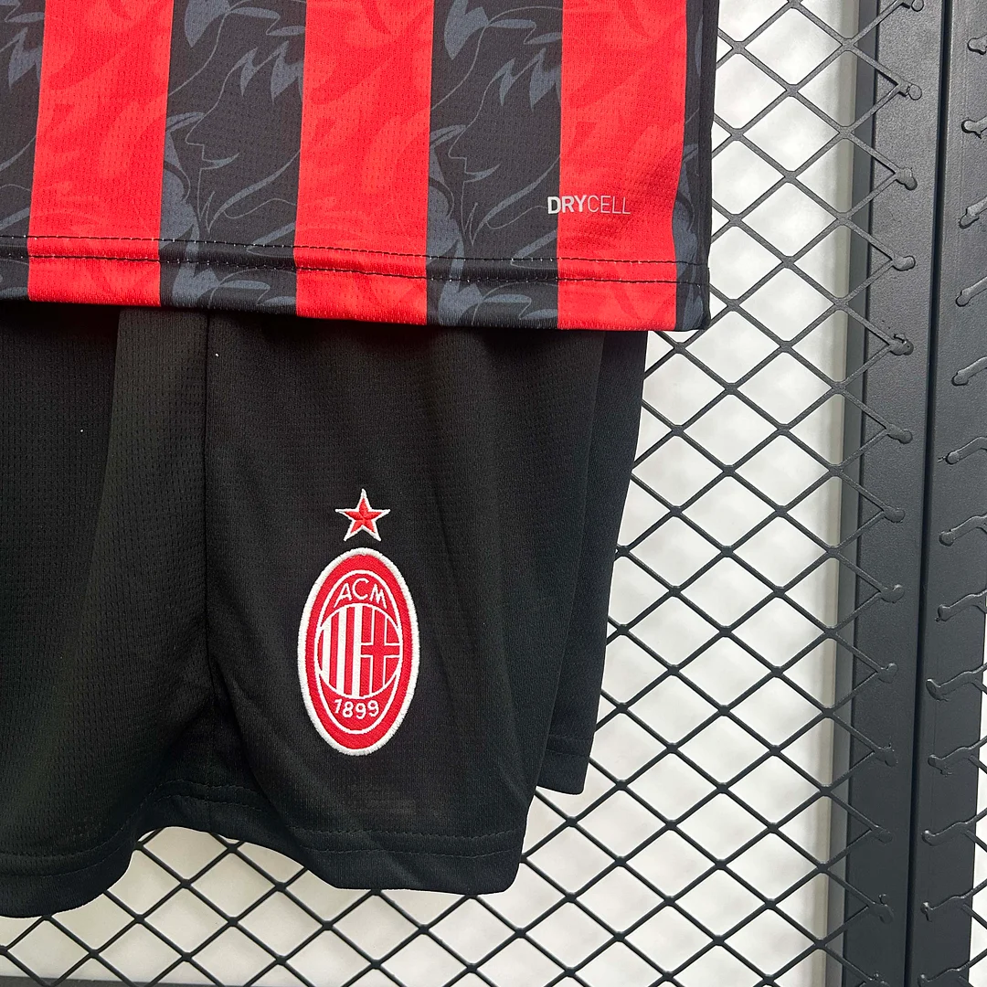 2025/2026 AC Milan Home Football Shirt 1:1 Thai Quality Kids Size - Image 6