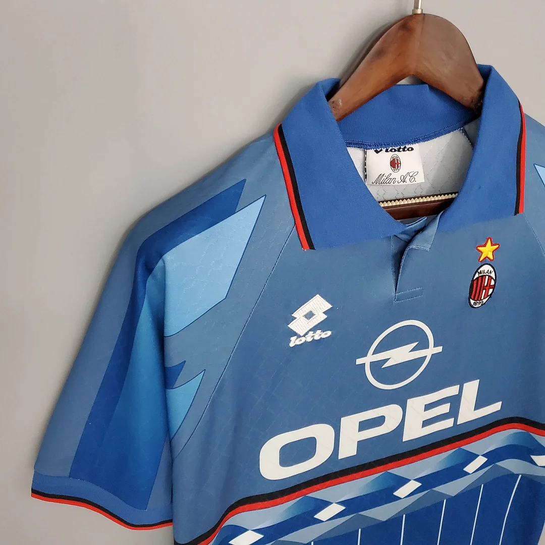 1995/1996 Retro AC Milan Fourth Away Football Shirt 1:1 Thai Quality - Image 7