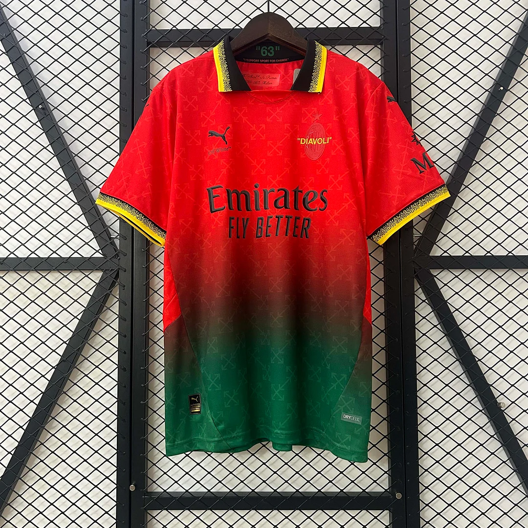 2024/2025 AC Milan Fourth Away Red Soccer Jersey 1:1 Thai Quality