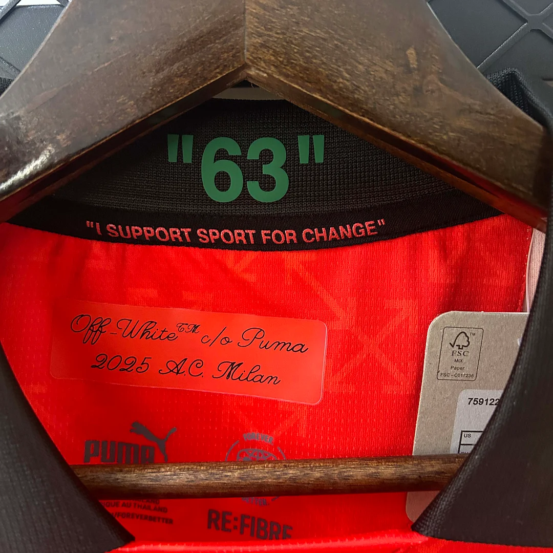 2024/2025 AC Milan Fourth Away Red Soccer Jersey 1:1 Thai Quality - Image 9