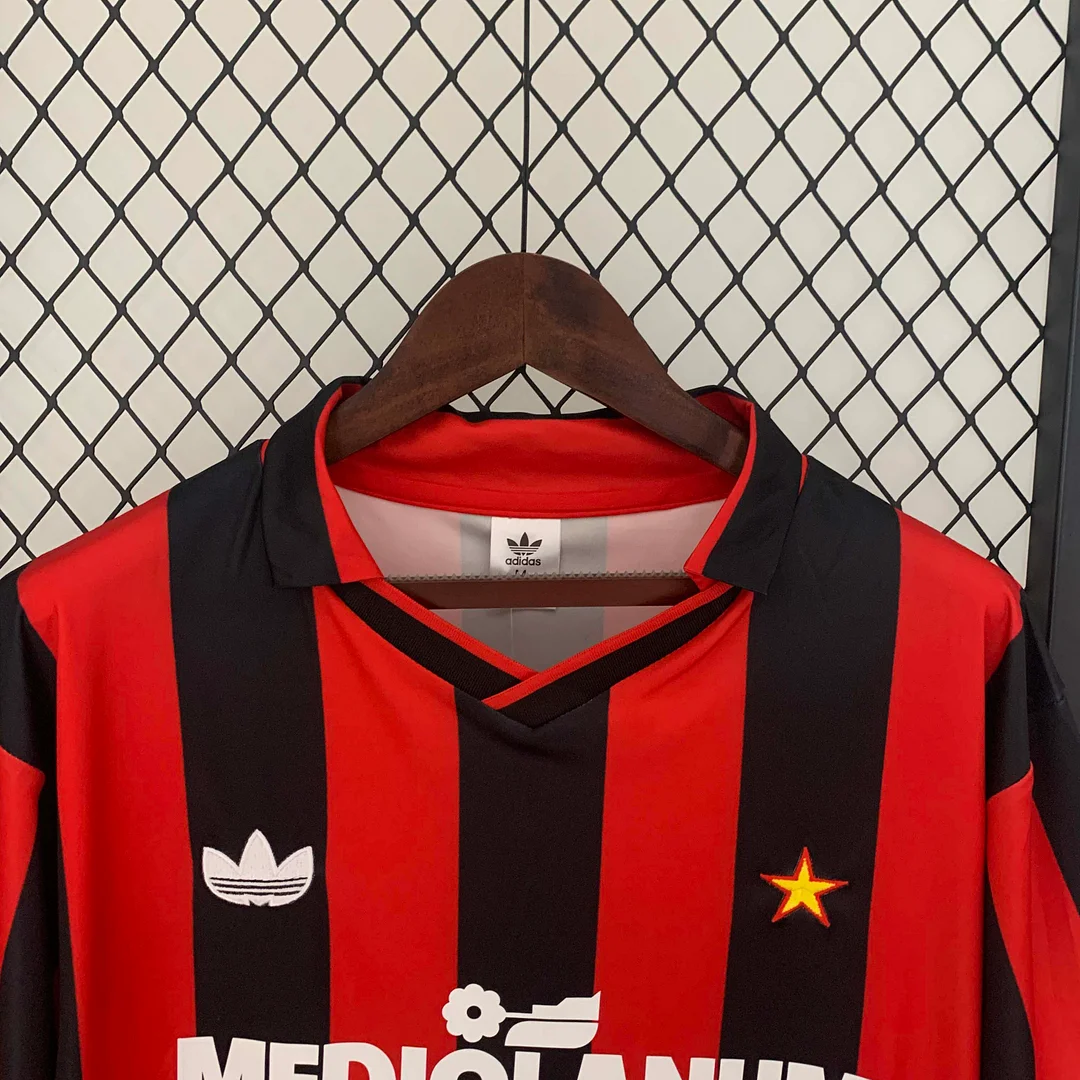 1990/1991 Retro AC Milan Home Football Shirt 1:1 Thai Quality - Image 3