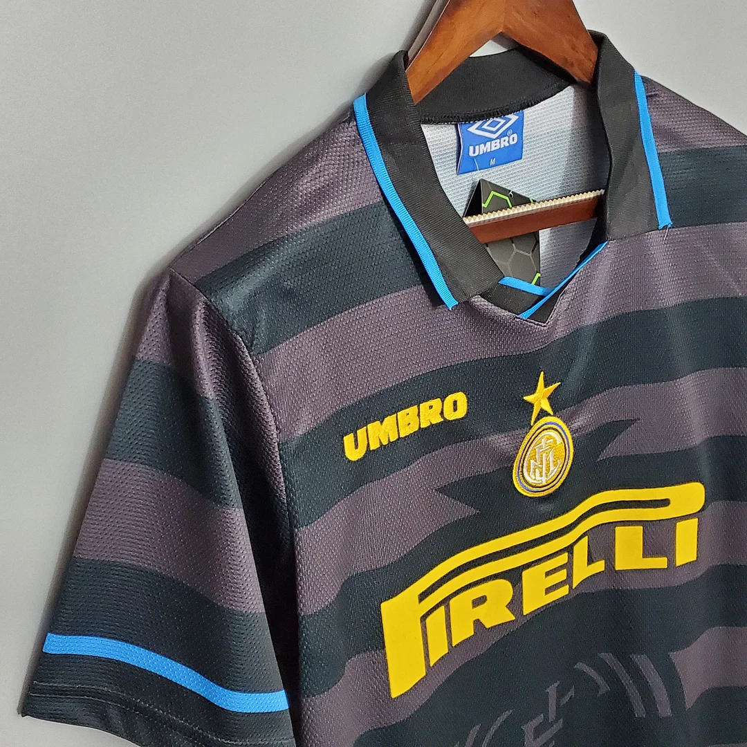 1997/1998 Retro Internazionale Milan Third Away Football Jersey 1:1 Thai Quality - Image 6