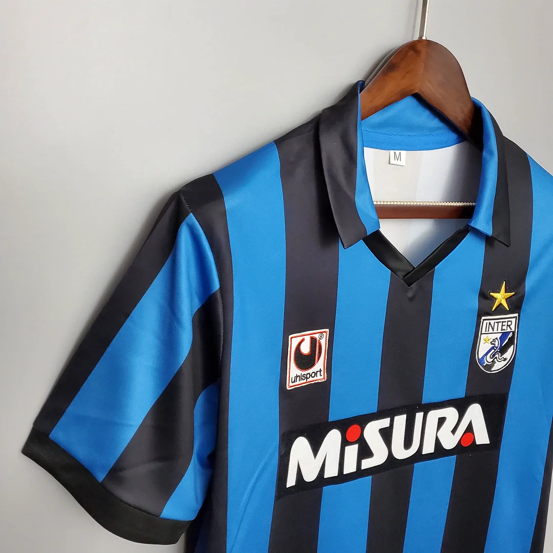 1988/1989 Retro Internazionale Milan Home Football Jersey 1:1 Thai Quality - Image 3