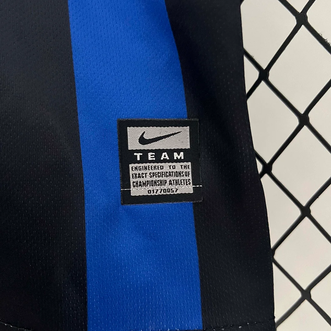 2009/2010 Retro Internazionale Milan Home Football Jersey1:1 Quality Thai Kids Size - Image 7