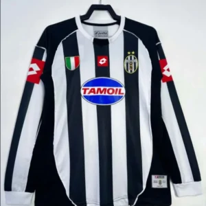 2002/2003 Retro Long Sleeve Juventus Home Soccer Jersey 1:1 Thai Quality