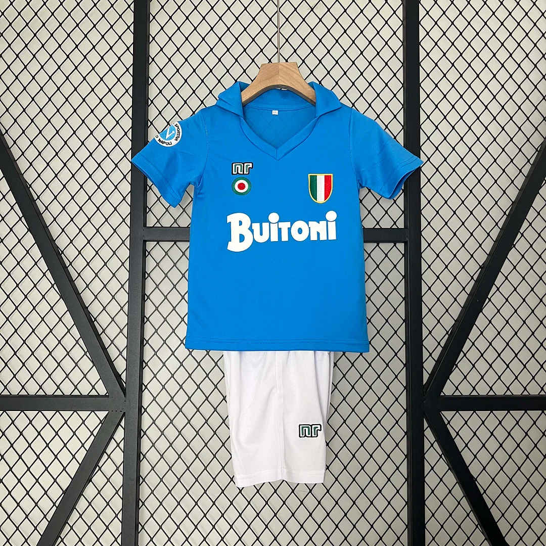 1987/1988 Retro Napoli Home Soccer Jersey 1:1 Thai Quality Kids Size