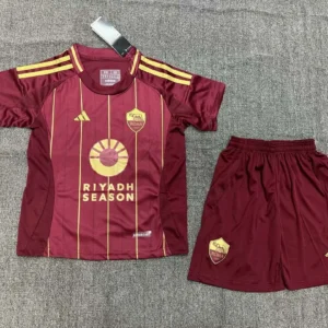 2024/2025 Roma Home Soccer Jersey 1:1 Thai Quality Kids Size