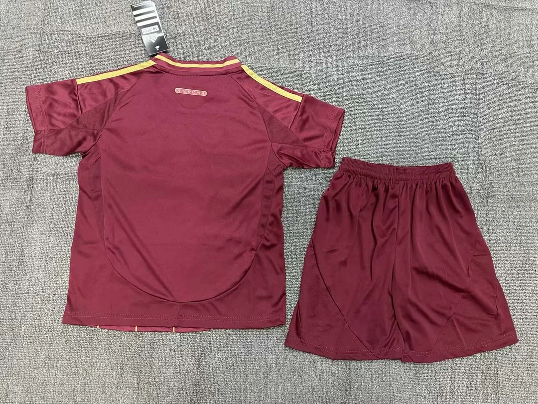 2024/2025 Roma Home Soccer Jersey 1:1 Thai Quality Kids Size - Image 2