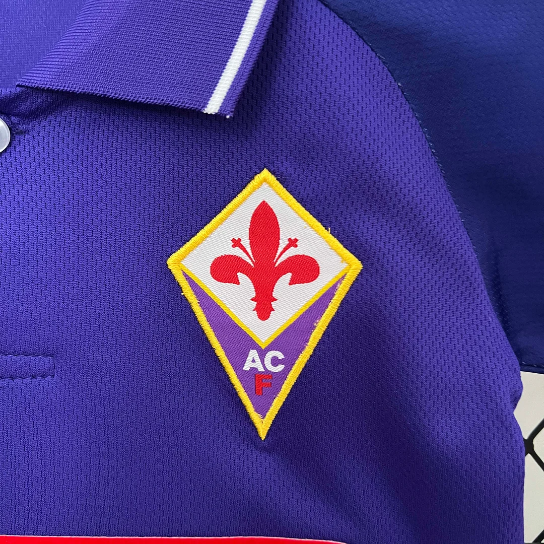 1998/1999 Retro Fiorentina Home Football Shirt 1:1 Thai Quality Kids Size - Image 6