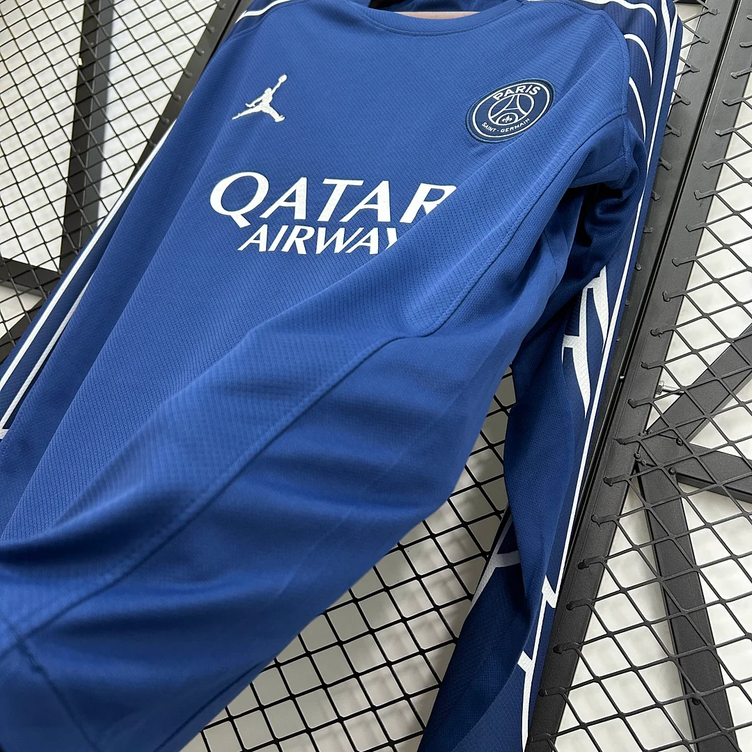 2024/2025 Long Sleeve Psg Paris Saint-Germain Fourth Away Football Shirt 1:1 Thai Quality - Image 4
