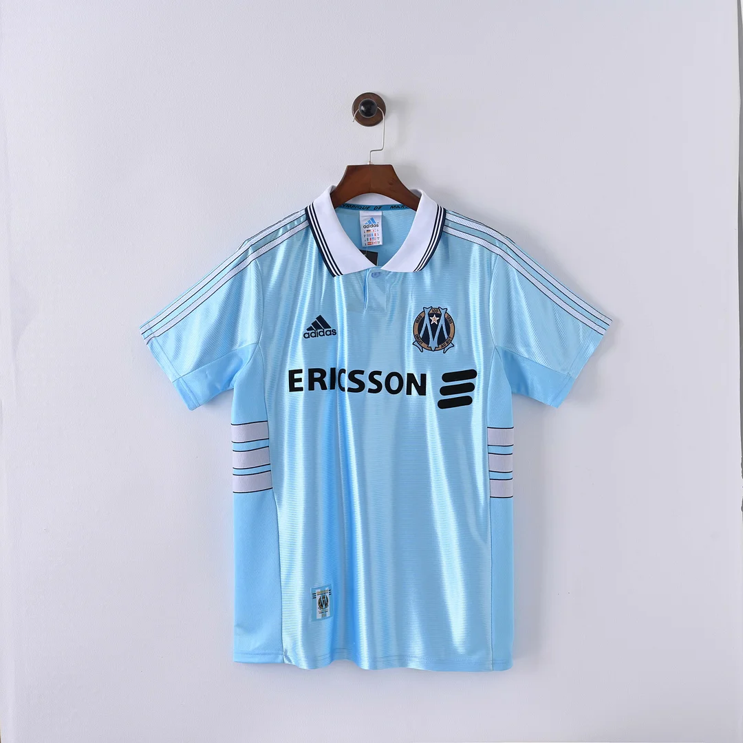 1998/1999 Retro Olympique de Marseille Away Football Shirt 1:1 Thai Quality