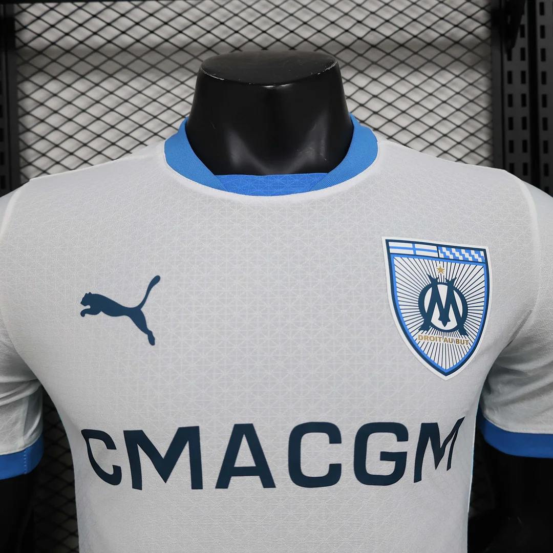 2024/2025 Player Version Olympique de Marseille Home Football Shirt 1:1 Thai Quality - Image 5