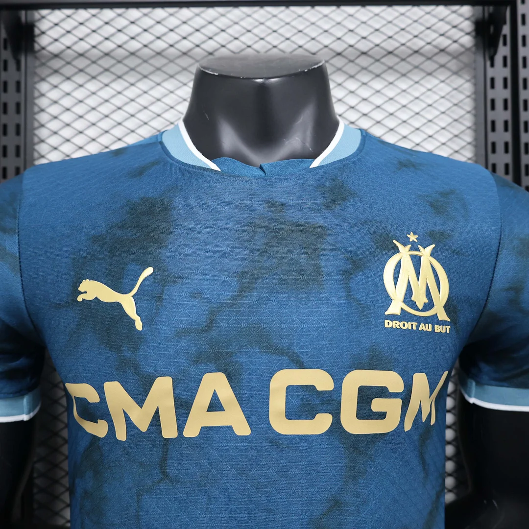 2024/2025 Player Version Olympique de Marseille Away Football Shirt 1:1 Thai Quality - Image 5