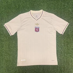 2024/2025 Lyon 75th Anniversary Edition Off White Football Shirt 1:1 Thai Quality