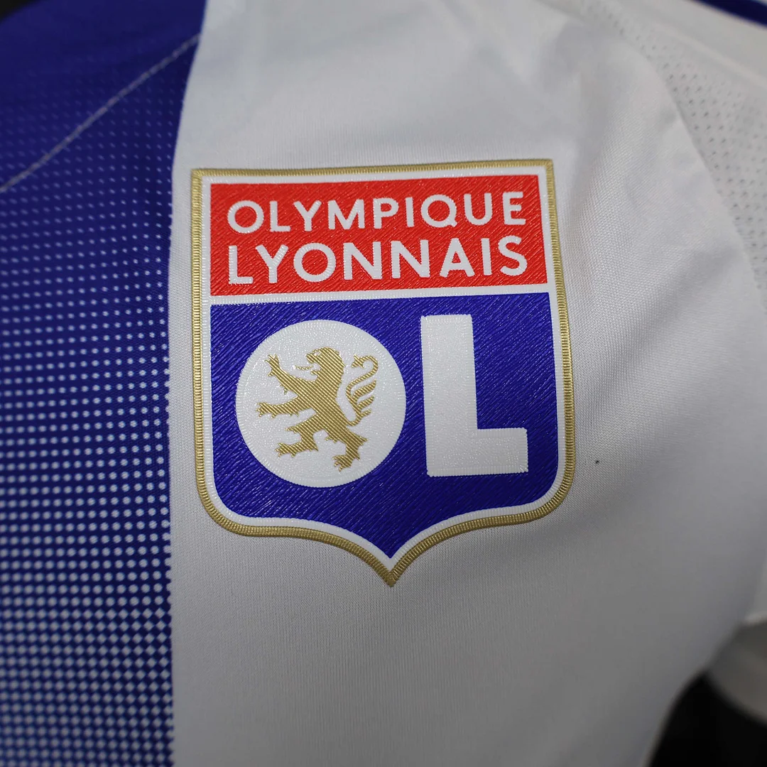 2024/2025 Player Version Lyon Home Football Shirt 1:1 Thai Quality - Image 5