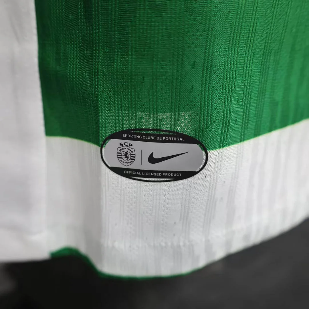2025/2026 Player Version Sporting Lisbon Home Football Shirt 1:1 Thai Quality - Image 9