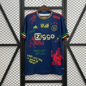 2025/2026 Ajax Graffiti version Navy blue Football Shirt 1:1 Thai Quality