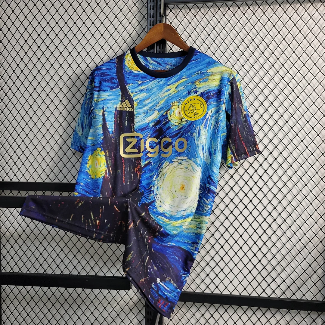 2023/2024 Ajax Concept Version Blue Football Shirt 1:1 Thai Quality - Image 3
