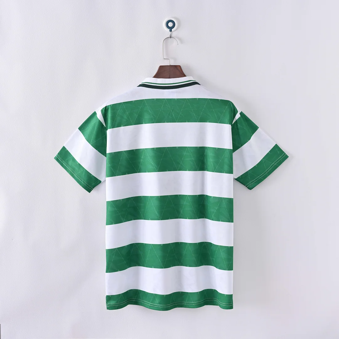 1989/1991 Retro Celtic Home Football Shirt 1:1 Thai Quality - Image 2