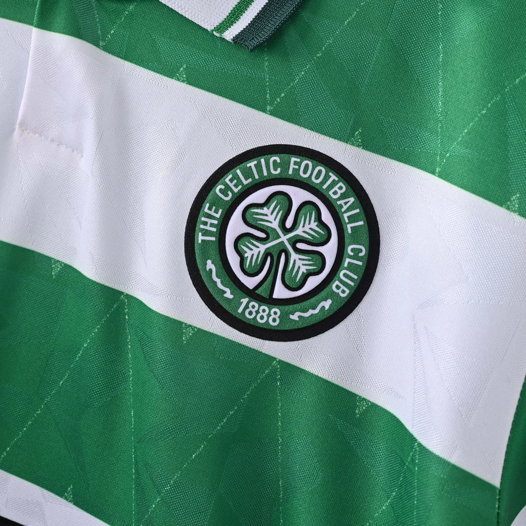 1989/1991 Retro Celtic Home Football Shirt 1:1 Thai Quality - Image 5