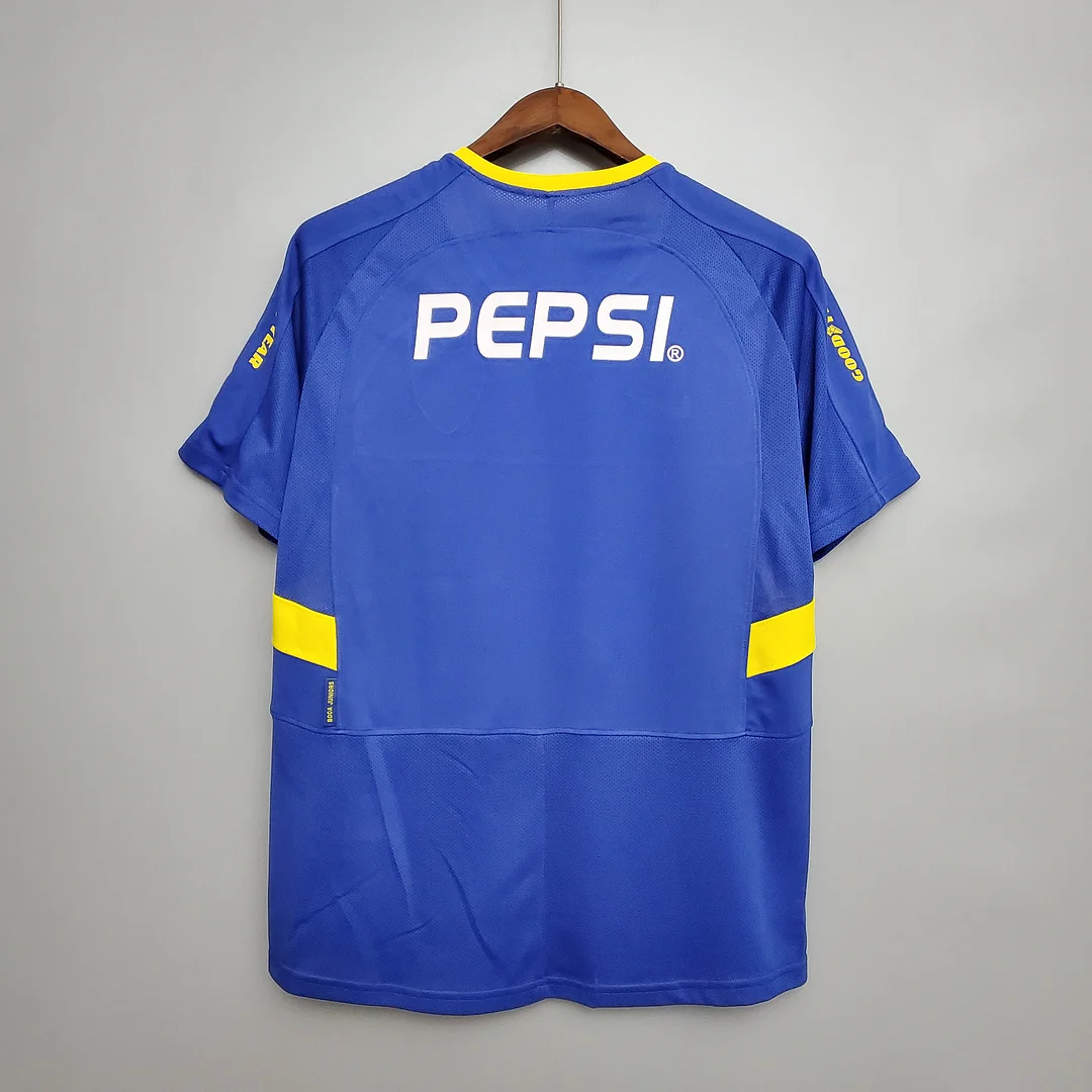 2003/2004 Retro Boca Juniors Home Football Jersey 1:1 Thai Quality - Image 2