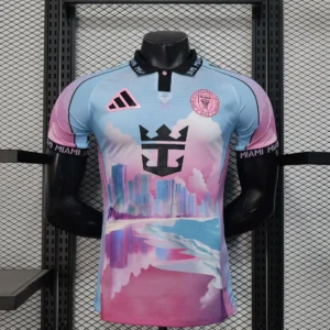 2025/2026 Player Version Inter Miami Special Edition Pink and Blue Soccer Jersey 1:1 Thai Quality
