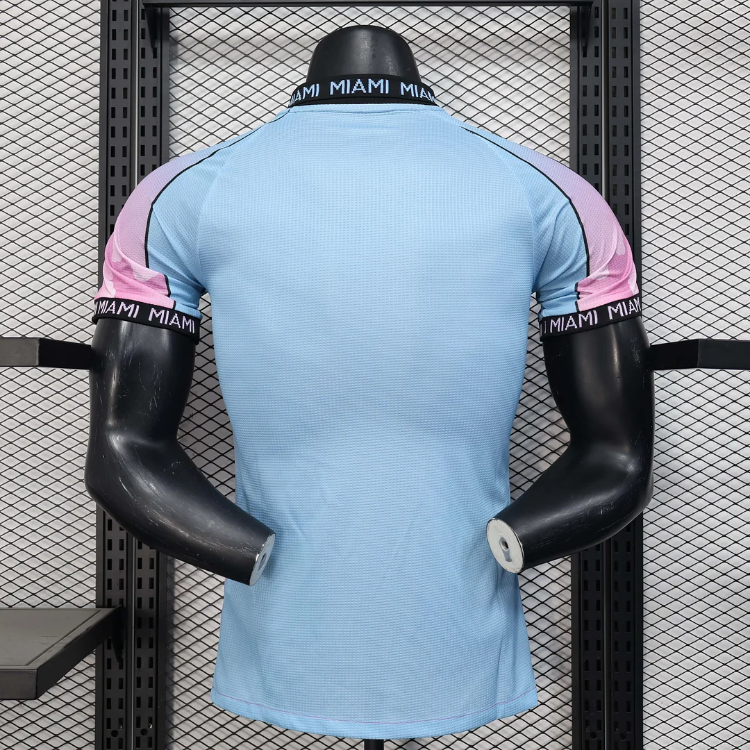 2025/2026 Player Version Inter Miami Special Edition Pink and Blue Soccer Jersey 1:1 Thai Quality - Image 2